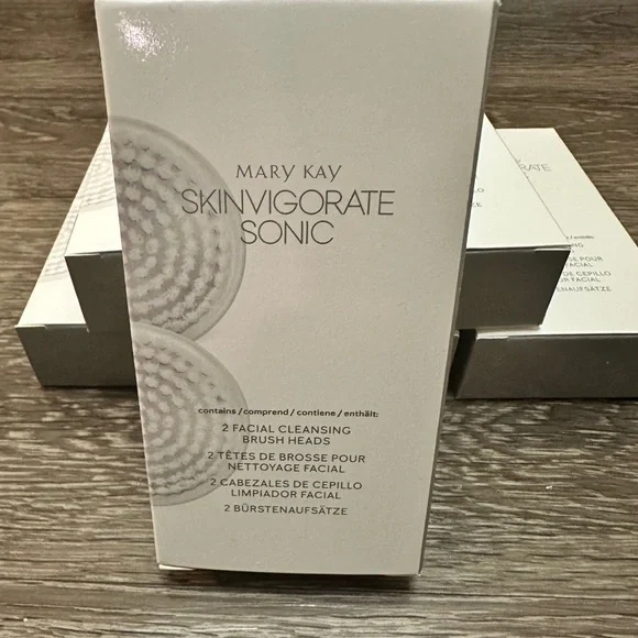 NEW in box Mary Kay Skinvigorate Sonic Facial Cleansing Brush Heads - Picture 2 of 3